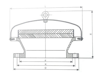 阻火透氣帽結(jié)構(gòu)圖