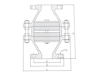 燃氣管道阻火器結(jié)構(gòu)圖